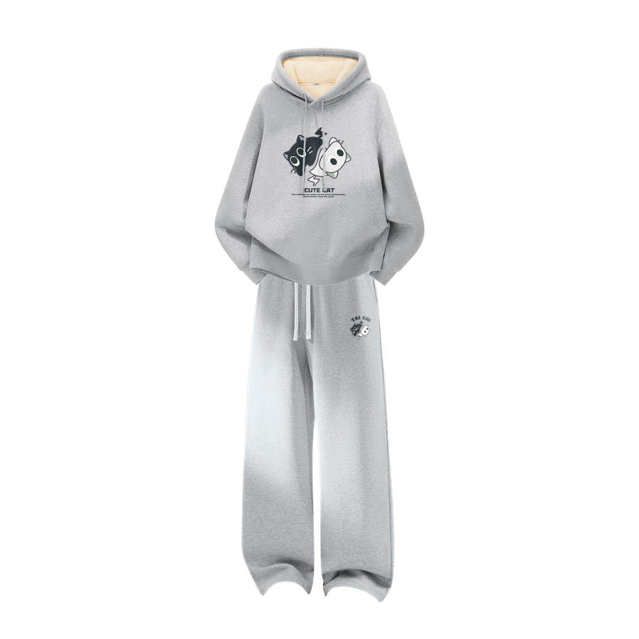 MINISO MINISO Fall Winter Sweatshirt Set Unisex 2 Pack