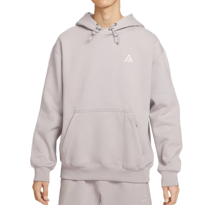 Nike Nike ACG Sweatshirts Men's Preppy Gray/Soccer Gray/Summit White Hooded Moderate Regular