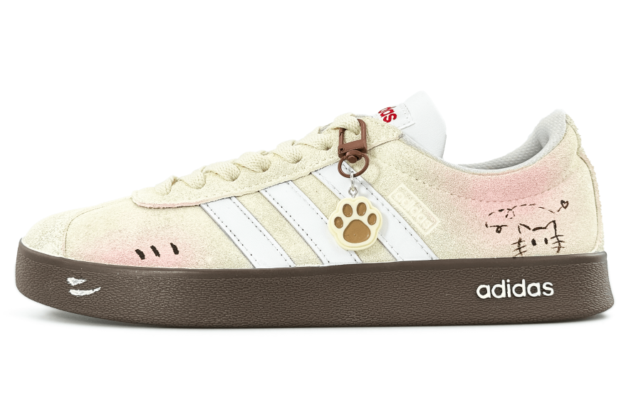 Adidas Adidas VL COURT 2.0 Abrasion Resistant Abrasion Resistant Low top German Army Trainers Unisex Jasper
