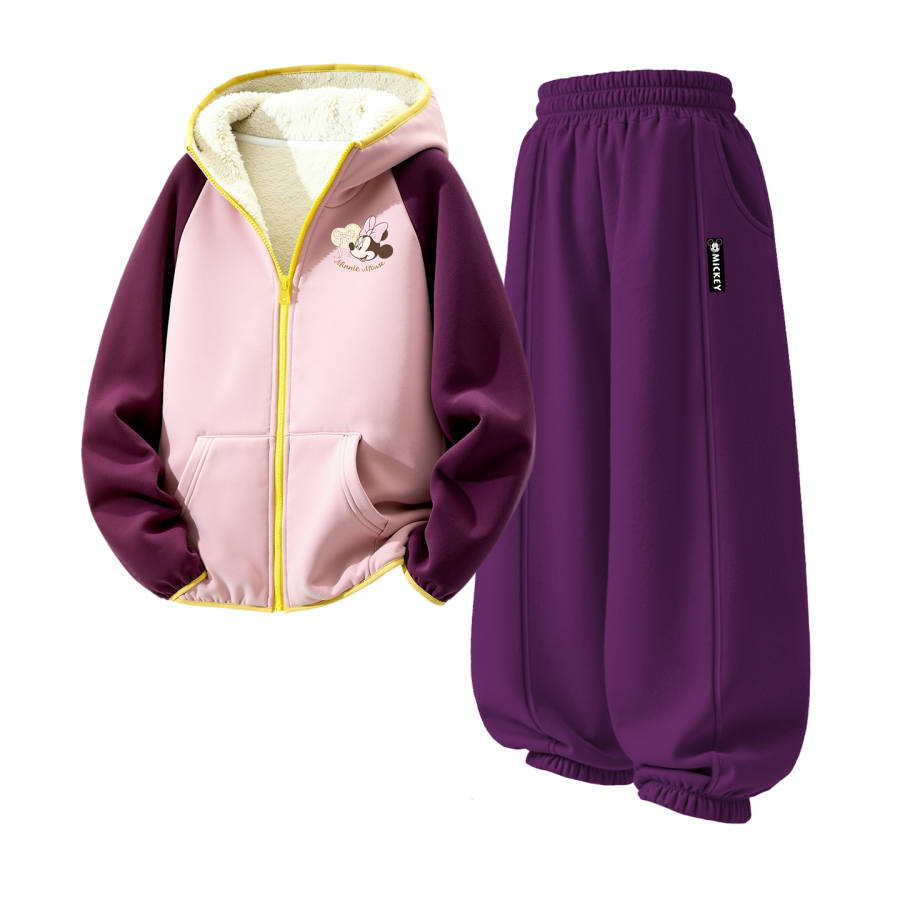 Disney Kids Casual Sportswear Crew Neck Thickness