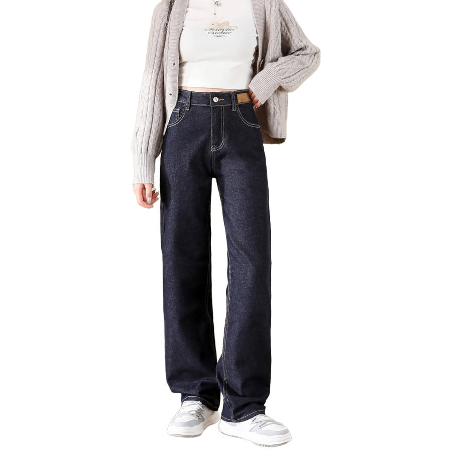 BALENO Jeans Women's Denim Blue Moderate Wide Leg Pants