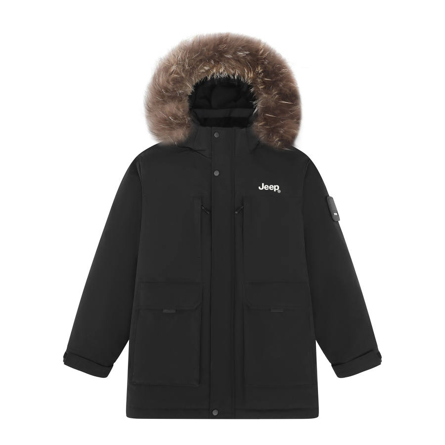 Jeep Jeep Down Jackets Unisex Thickened Parka Down Jacket
