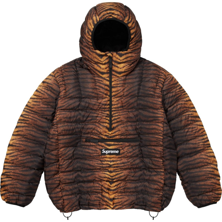 Supreme Supreme FW25 WEEK6 Micro Down Half Zip Hooded Pullover Down Jacket Unisex