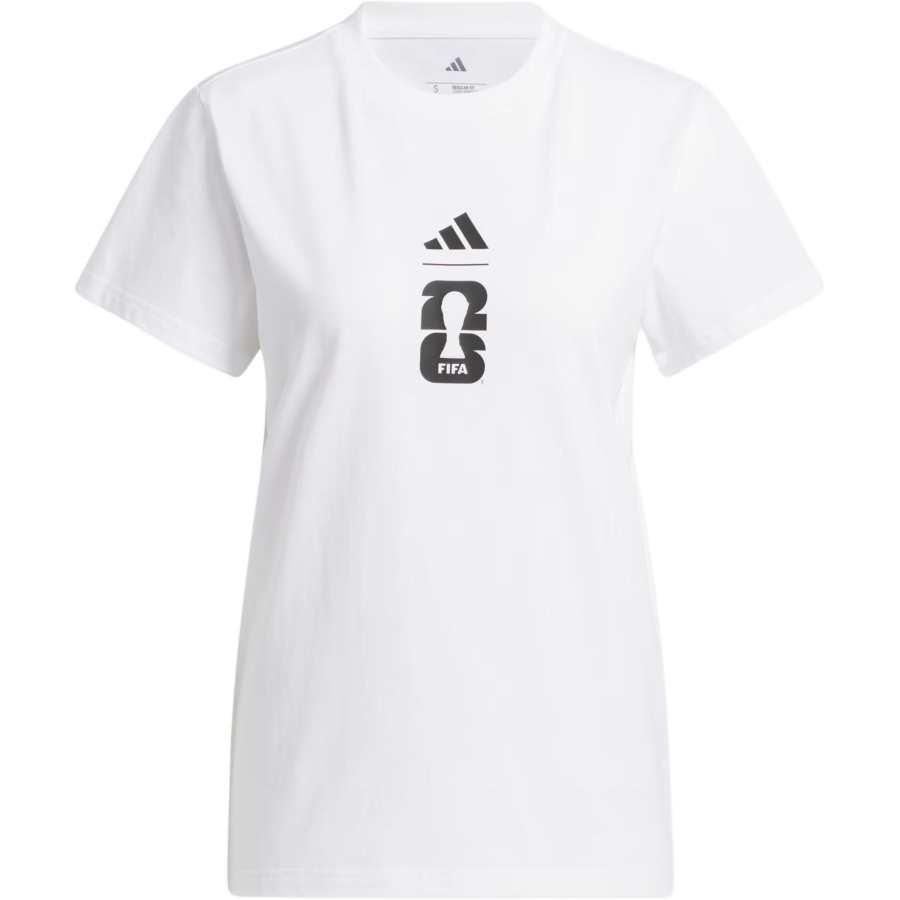 Adidas Adidas X FIFA T Shirts Women's White Crew Neck Moderate