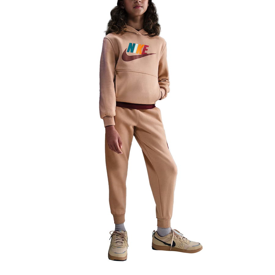 Nike Nike Knitted Sweatpants Club Comfort Letter Elastic Cuff With Fleece Kids'