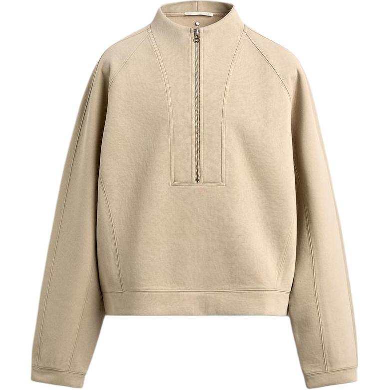 ZARA Sweatshirts Men's Tan Turtleneck Moderate