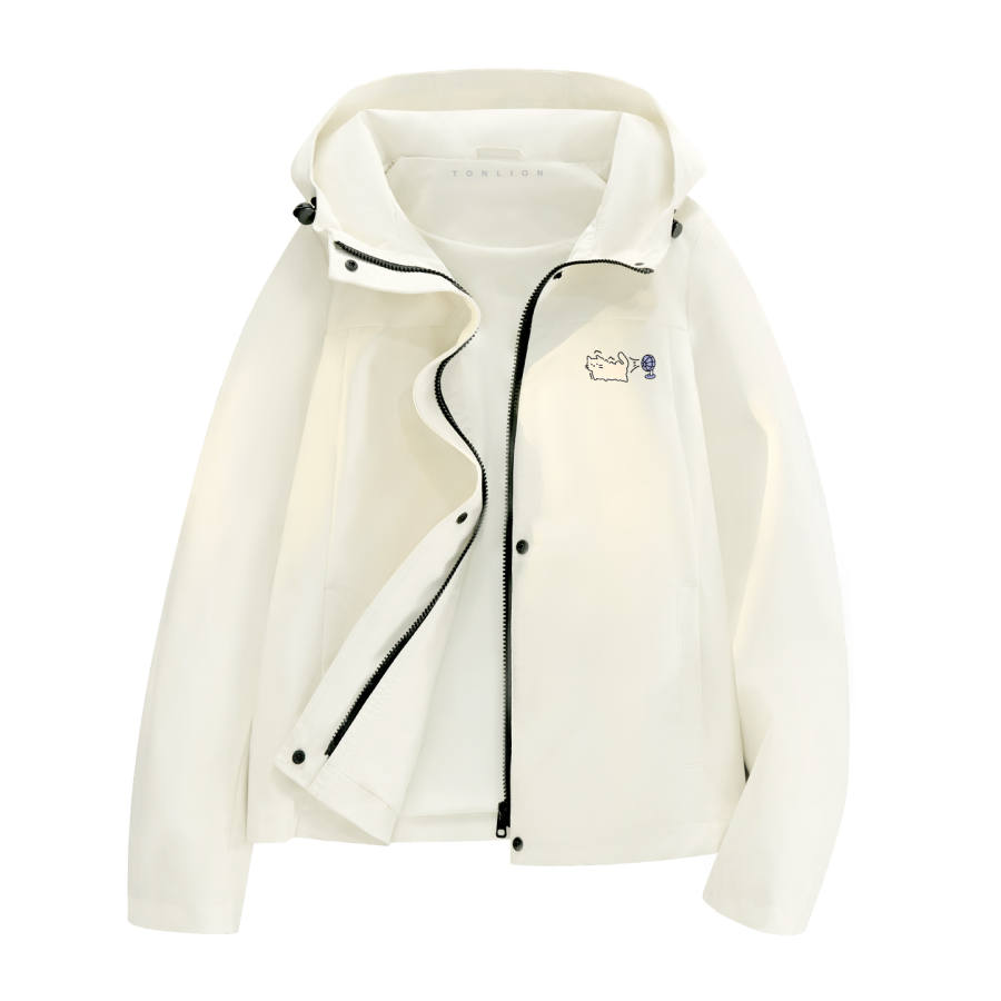 Tonlion Jackets Women's Hooded Moderate Workwear
