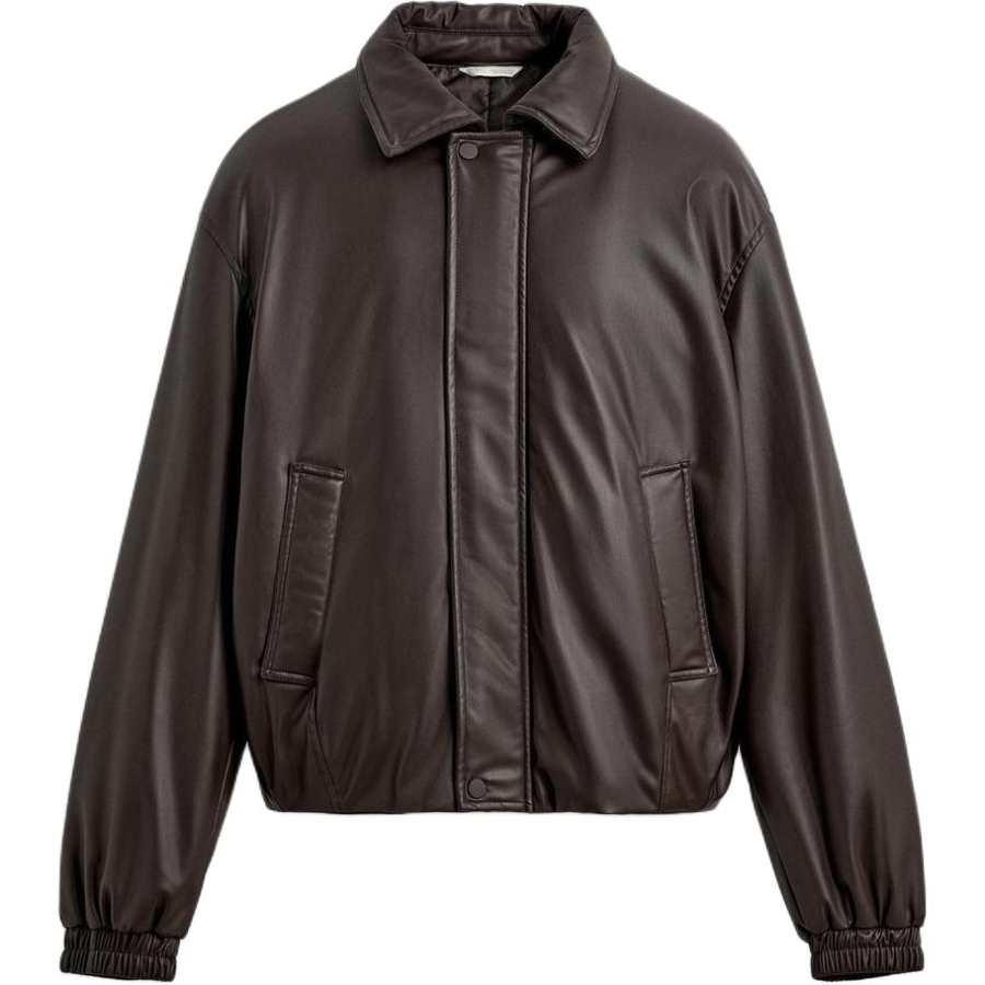 ZARA Jackets Men's Dark Brown Lapel Moderate Other