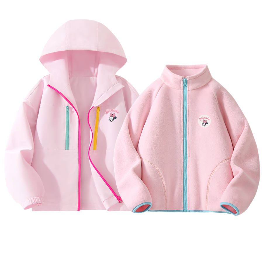 Disney Kids' Fleece Jackets Hooded Thickness