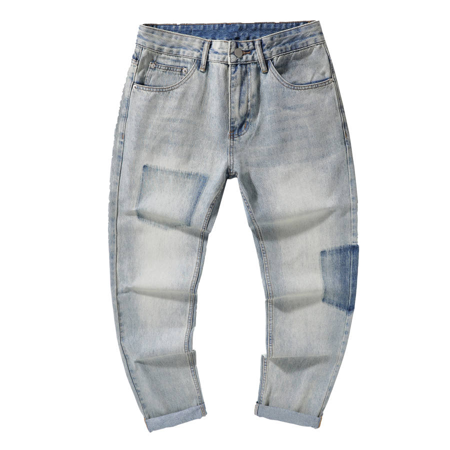 Jeep Jeans Unisex Nostalgic Blue Moderate Straight Fit Pants