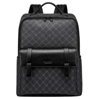 FAIRWHALE Pu Backpack Unisex Lead Gray