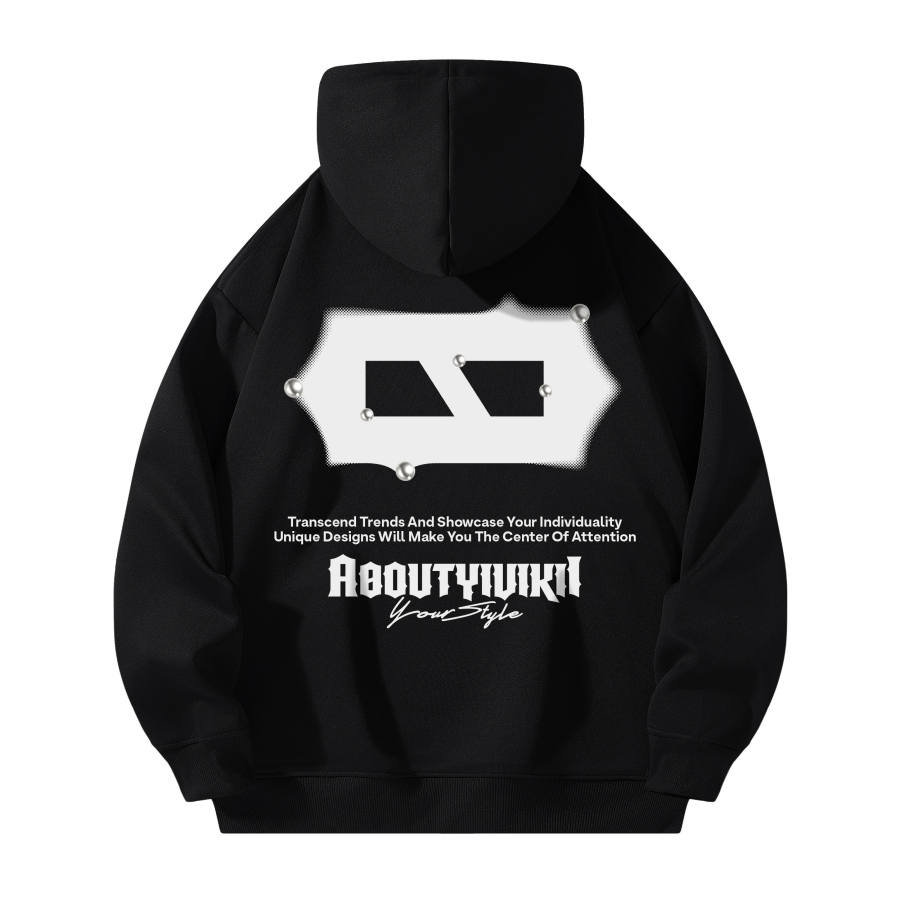 YIVIKII Sweatshirts Unisex Hooded Moderate Heavyweight