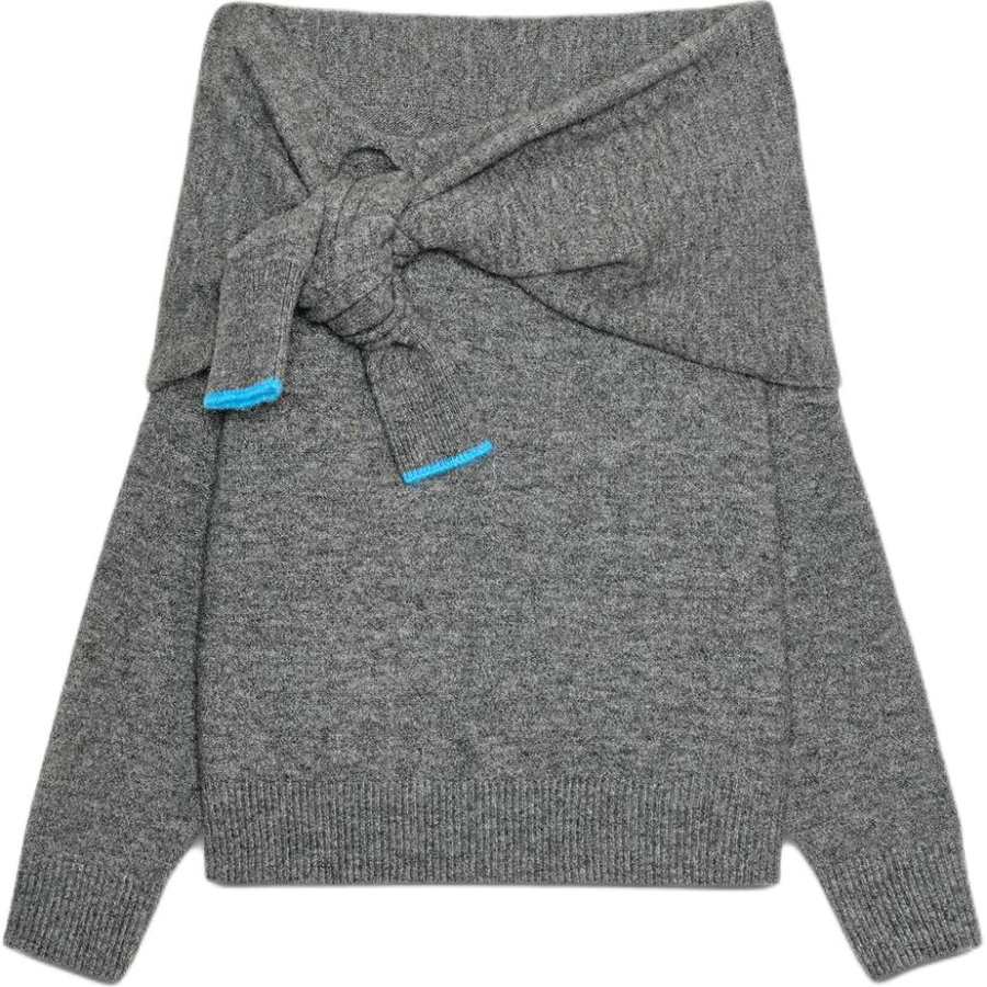 ZARA Knitwear Women's Zebra Print Gray Moderate
