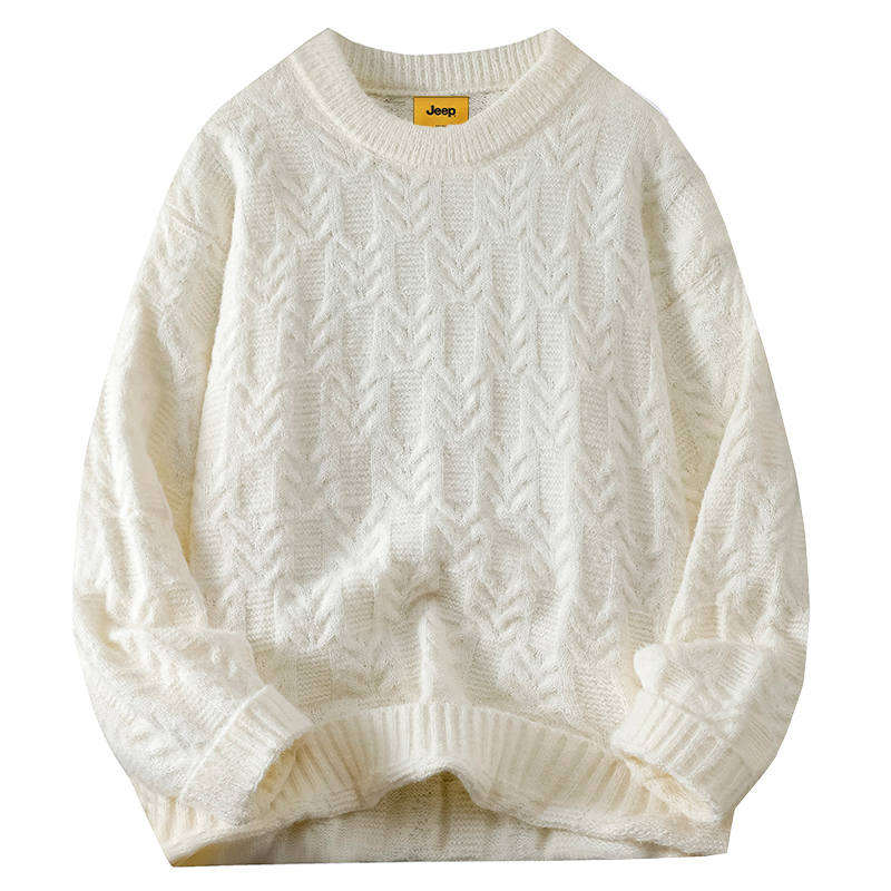 Jeep Jeep Knitwear Unisex Crew Neck Thickened Base Layer