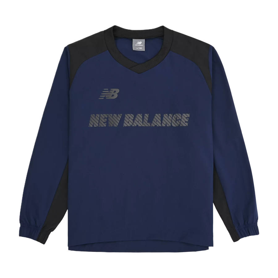 New Balance New Balance T Shirt Black Out Stretch Woven Top Kids'