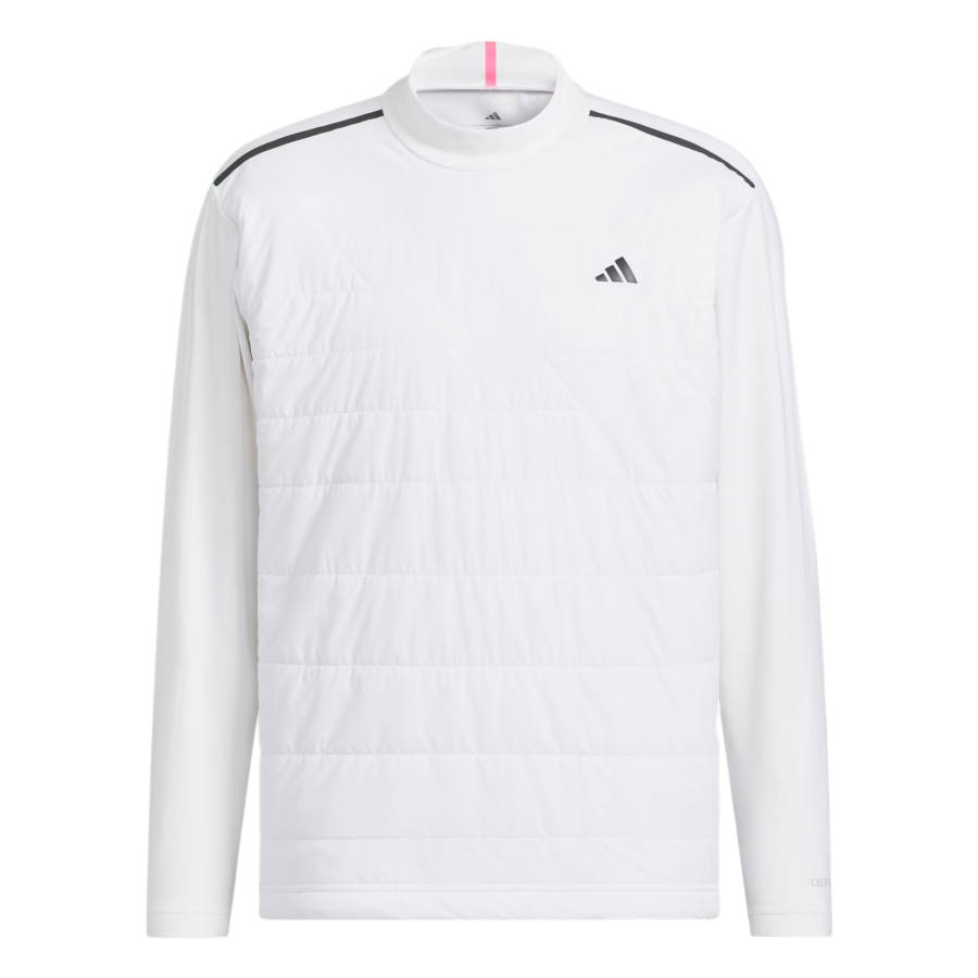 Adidas Adidas Golf Clothing Men's White Stand Collar Moderate
