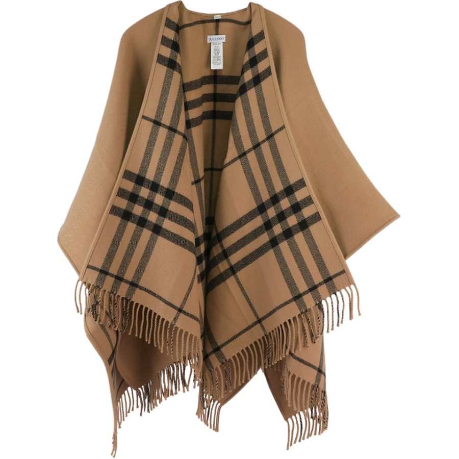 Burberry Cloaks Women's Brown Moderate Other
