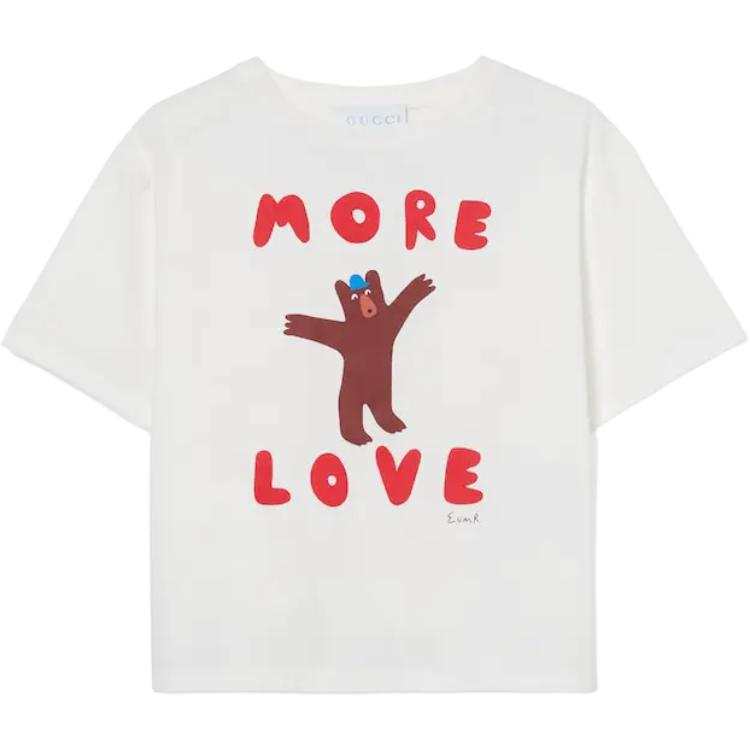 GUCCI Kids T Shirts Crew Neck Moderate