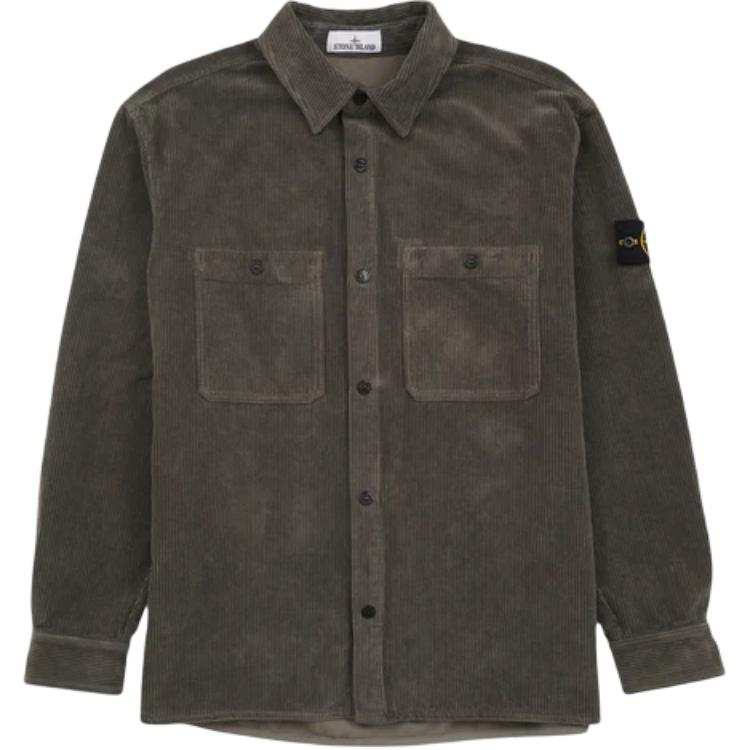 Stone Island pocket corduroy shirt