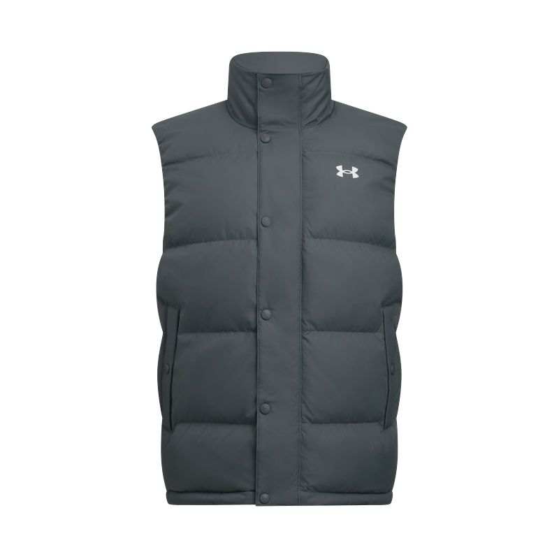 Under Armour Down Vests Unisex Castle Gray 025 Stand Collar Moderate Other