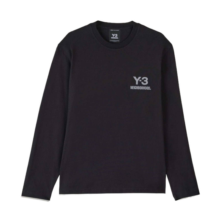 Y-3 Nbhd Logo Long Sleeve T-Shirt