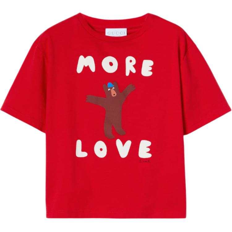 GUCCI Kids T Shirts Crew Neck Moderate