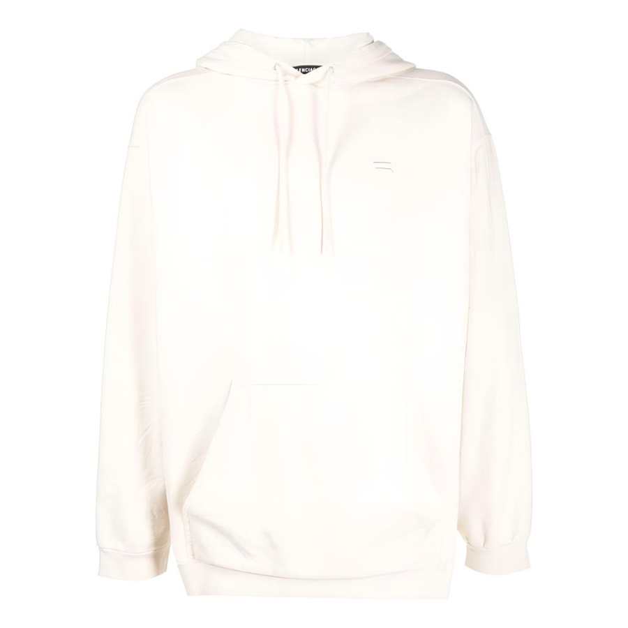 Balenciaga Sporty B Sweatshirt Loose Fit Unisex White