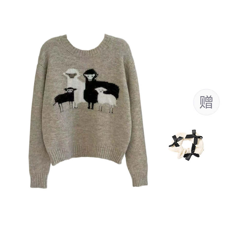 CPAURA Knitwear Women's Crew Neck Moderate Base Layer