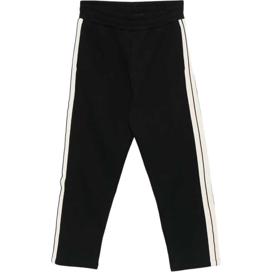 PALM ANGELS Curved Logo Printed Track Pants