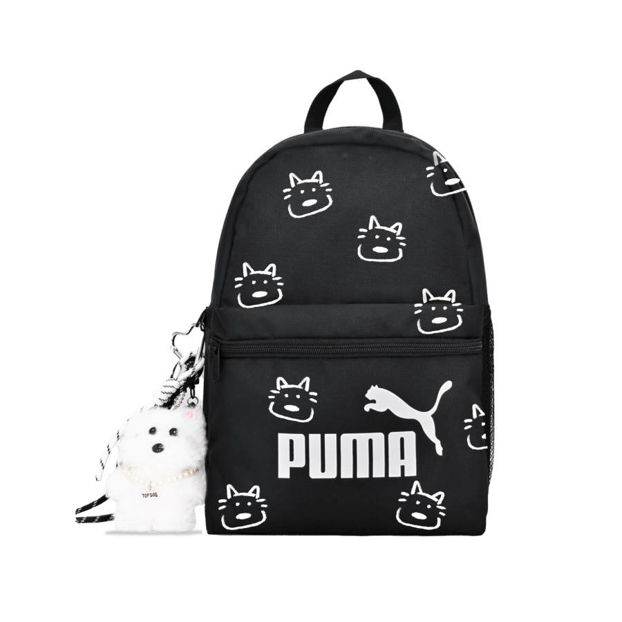 PUMA PUMA Fabric Backpack Unisex Black White