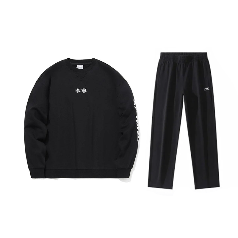 Li-Ning Li Ning Casual Sportswear Unisex Black+Black