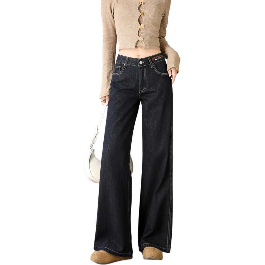 BALENO Jeans Women's Dark Blue Moderate Flared Pants