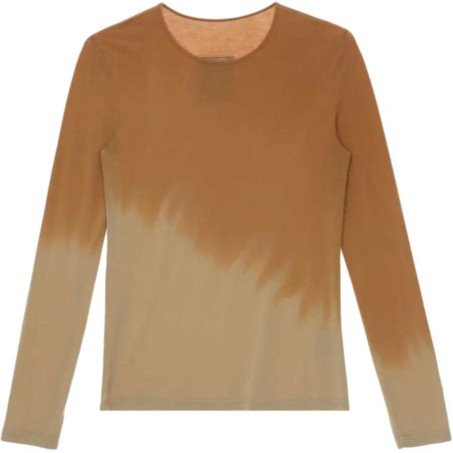 UMA WANG Ombre effect Long sleeve T shirt