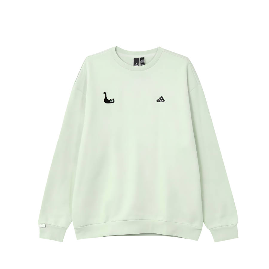 Adidas Adidas Sweatshirts Unisex Light Green Crew Neck Moderate Regular