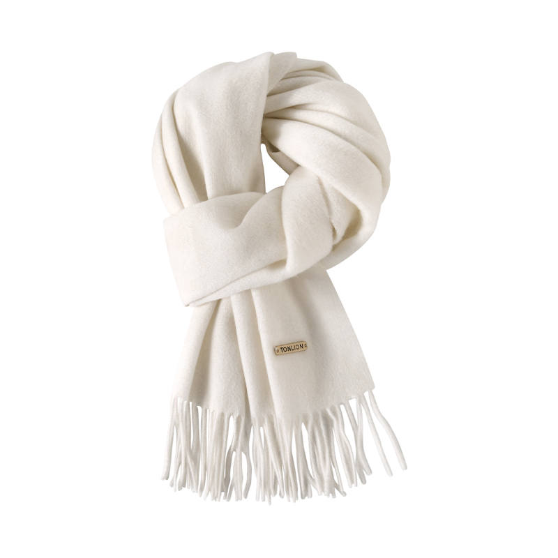 Tonlion Sheep Wool Knit Scarves Unisex