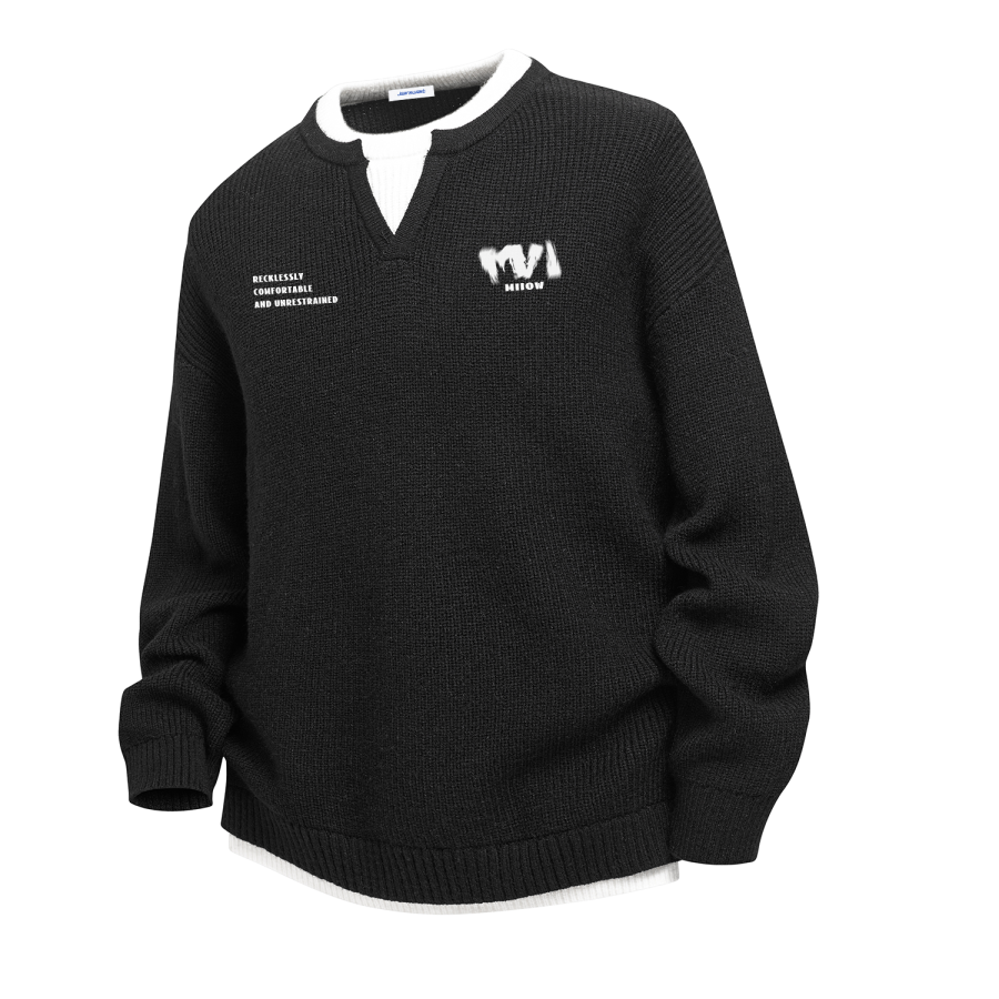 MIIOW MIIOW Sweaters Unisex Double Collar Moderate