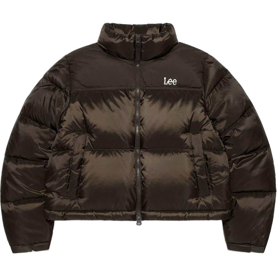 Lee Lee Down Jackets Women's Brown Stand Collar Moderate