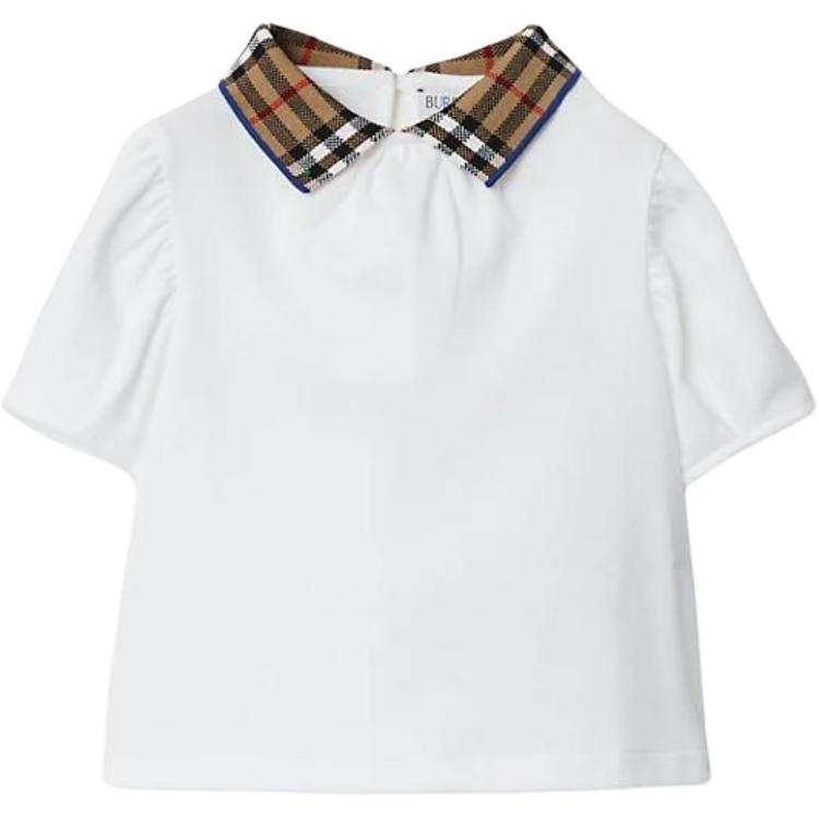 Burberry T Shirt White Infant And Toddler