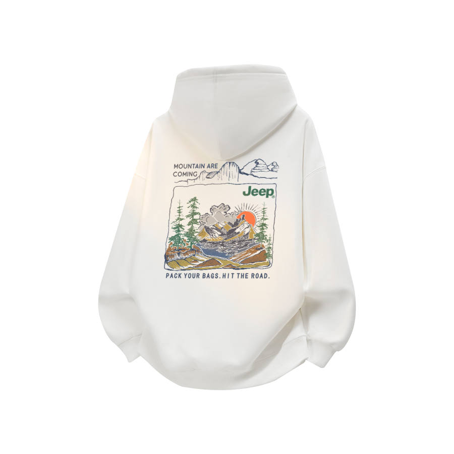 Jeep Lifestyle Sweatshirts Unisex Hooded Moderate Regular