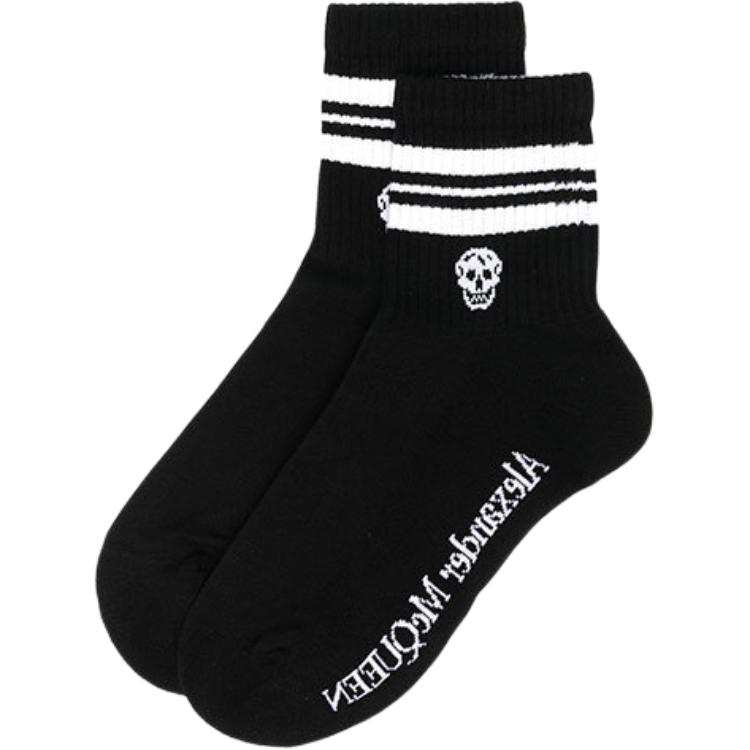 Alexander McQueen Alexander McQueen Logo Intarsia Socks
