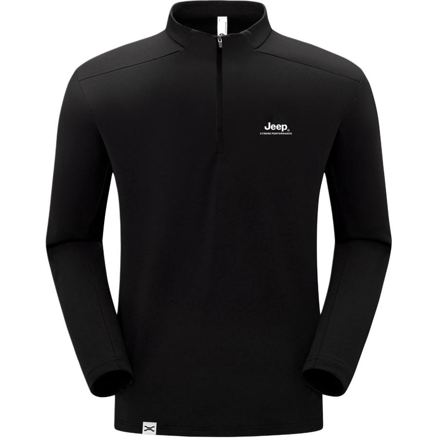 Jeep T Shirts Unisex Stand Collar Moderate Straight Fit