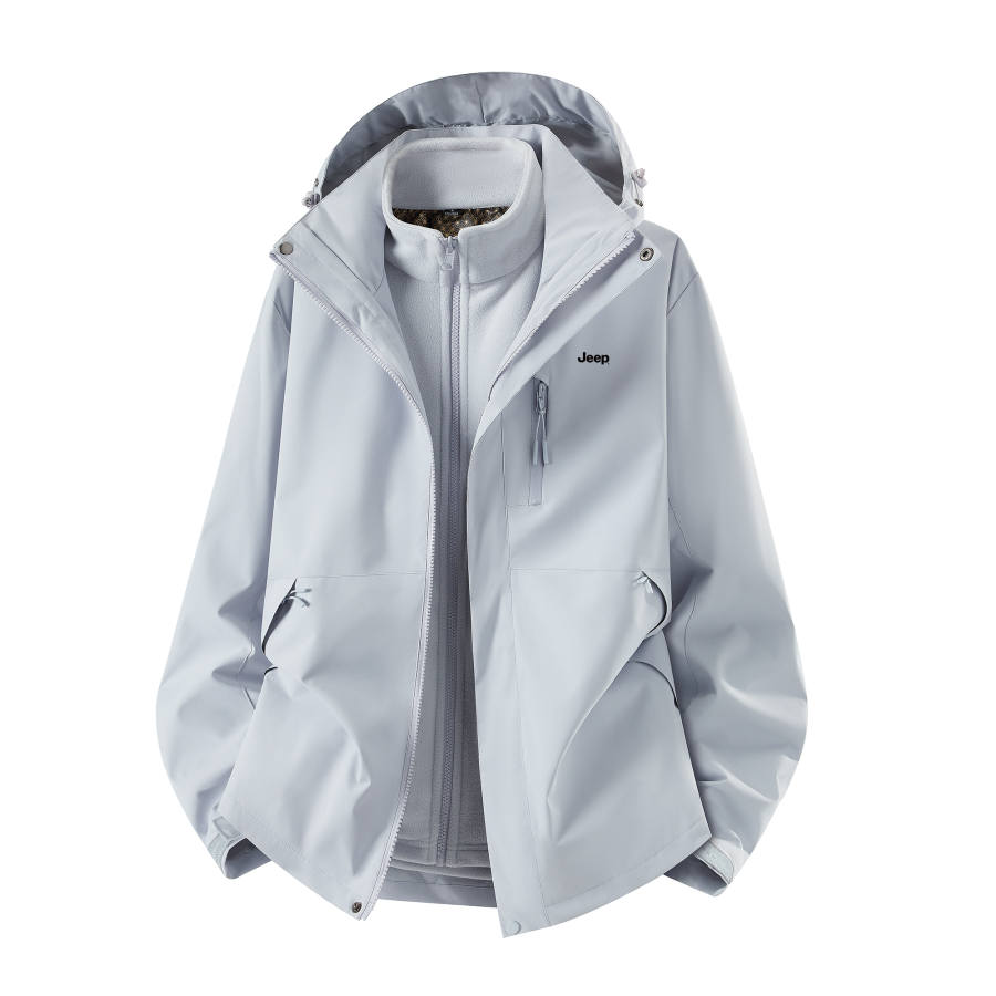 Jeep Jackets Unisex Detachable Hood Thickened Other