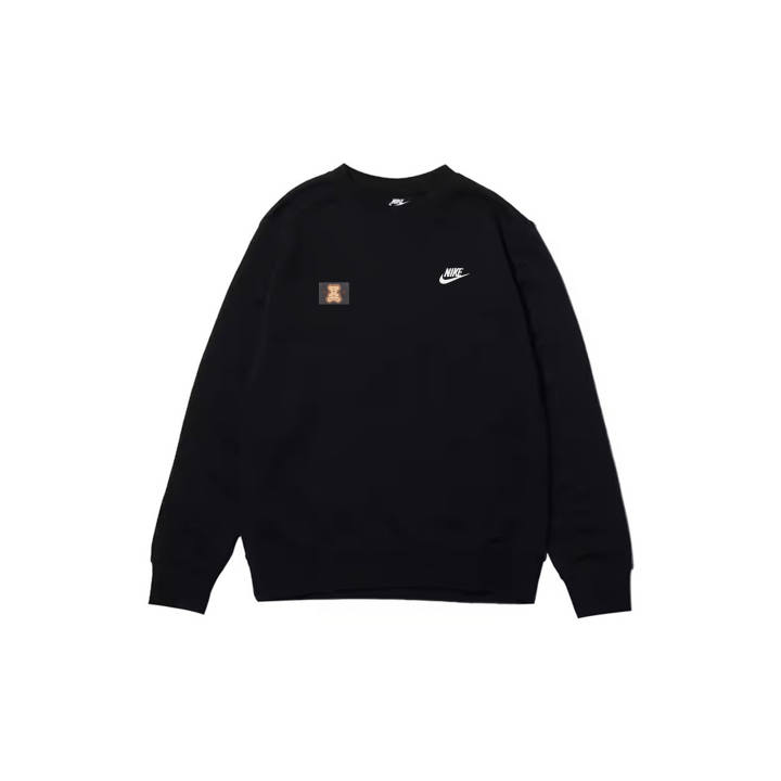 Nike Nike Sweatshirts Men's Black Crew Neck Moderate Regular