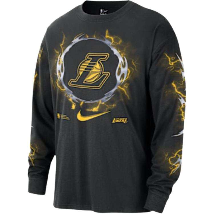 Nike Nike Los Angeles Lakers Courtside Men's Nike Nba Long-Sleeve T-Shirt