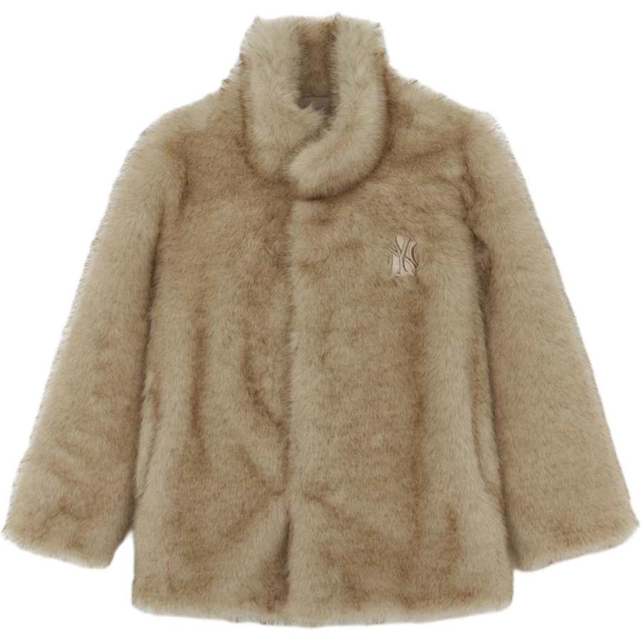 MLB Furs Women's Yellow Stand Collar Moderate