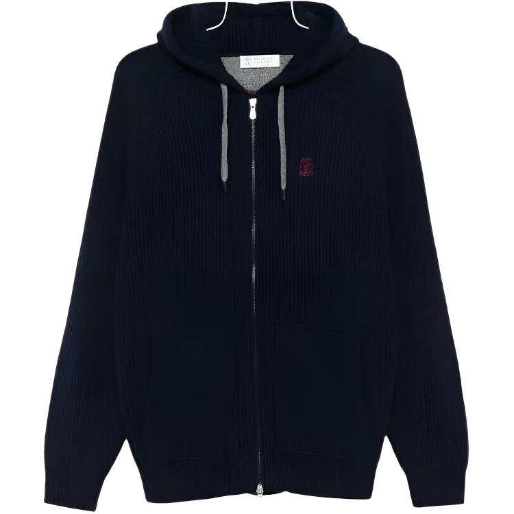 Brunello Cucinelli zip-up hooded cardigan