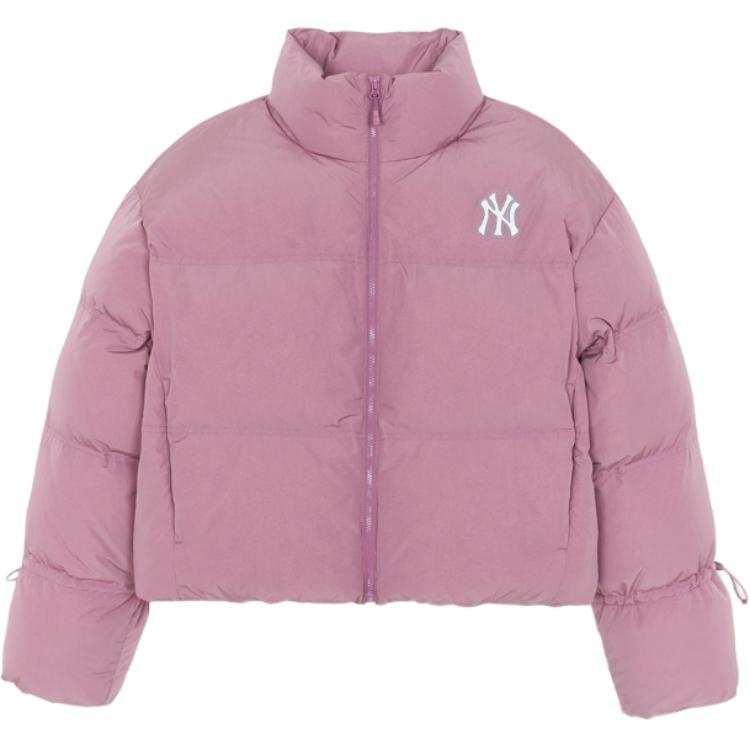 MLB MLB Down Jackets Women's Pink Stand Collar Moderate