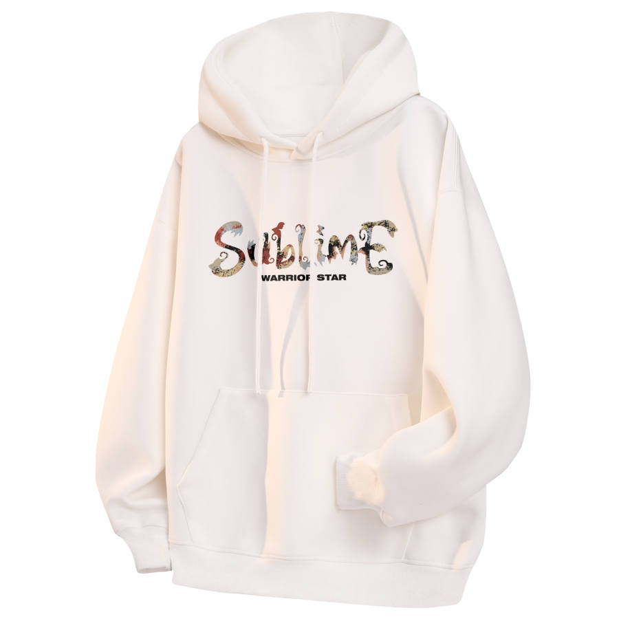 WARRIOR WARRIOR Sweatshirts Unisex Hooded Thickened Regular