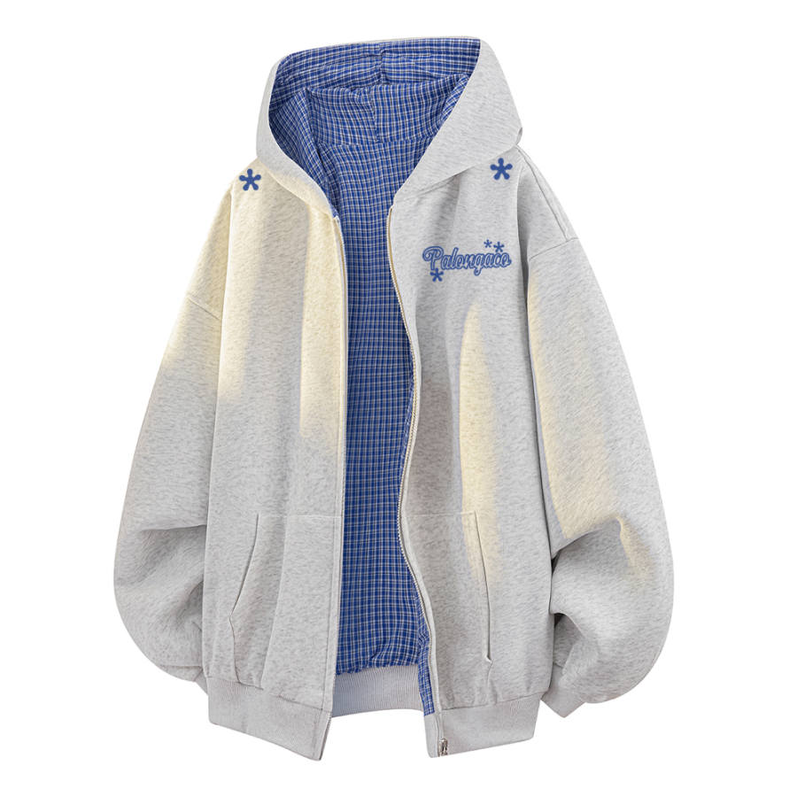 PAL ONGACO Sweatshirts Unisex Hooded Moderate Cardigan