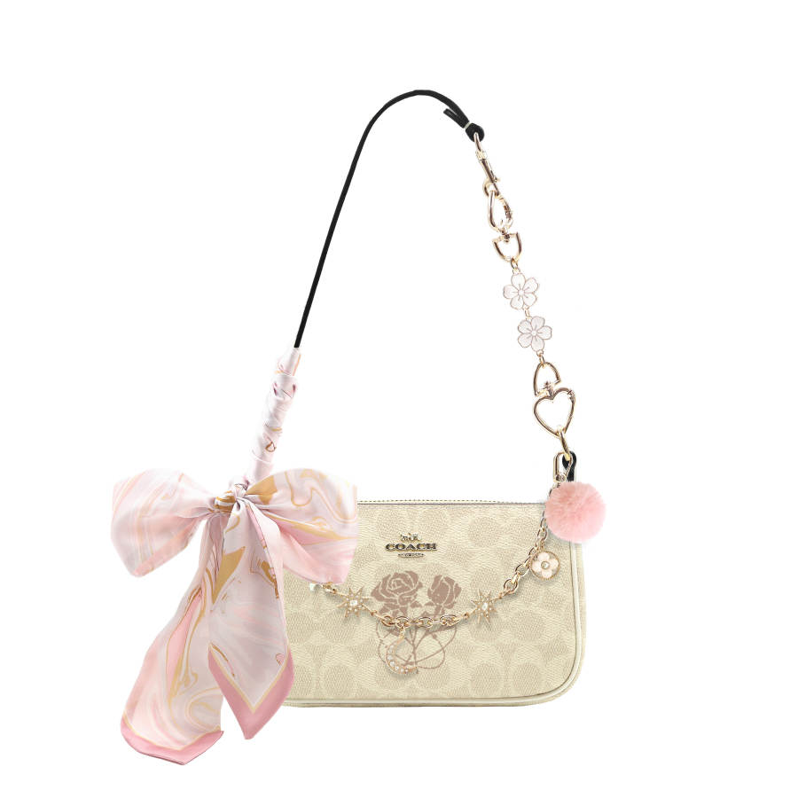 COACH Nolita Artificial Leather With Cow Leather Organs, Hand Drawn Portable, Shoulder Bag Regular Women's